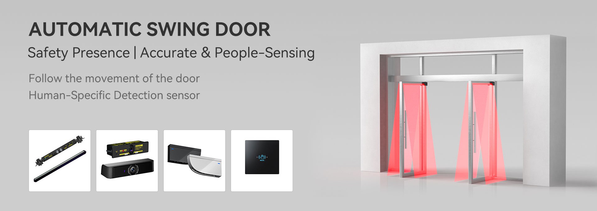CANBO sensor for automatic swing doors safety presence sensor human detection sensor